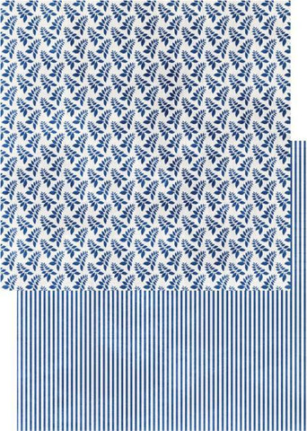 Reprint skräppipaperi Small Leaves