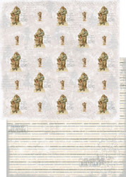Reprint skräppipaperi Santa