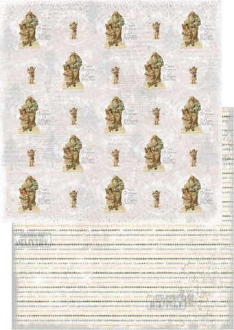 Reprint skräppipaperi Santa