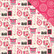 Echo Park skräppipaperi Valentine Icons