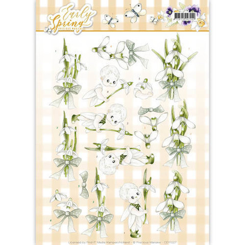  Precious Marieke Early Spring 3D-kuvat Early Snowdrops