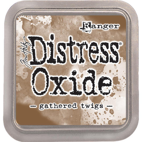 Distress Oxide -mustetyyny, sävy gathered twigs