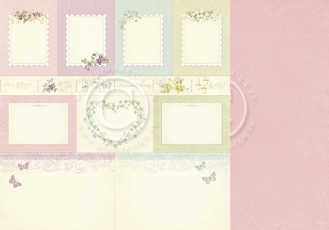 Pion Design Easter Greetings skräppipaperi Memory Notes