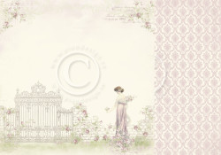 Pion Design Where the Roses Grow skräppipaperi Scent of Roses