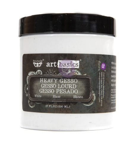 Finnabair Art Basics Heavy Gesso, valkoinen, 500 ml