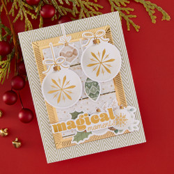 Spellbinders Rosie's Studio -leikekuvat Sleigh Bells Ring, Ephemera