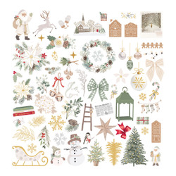 Spellbinders Rosie's Studio -leikekuvat Sleigh Bells Ring, Ephemera
