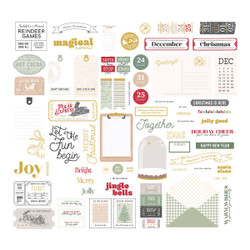 Spellbinders Rosie's Studio -leikekuvat Sleigh Bells Ring, Sentiments