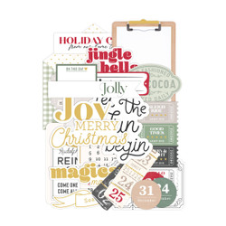 Spellbinders Rosie's Studio -leikekuvat Sleigh Bells Ring, Sentiments