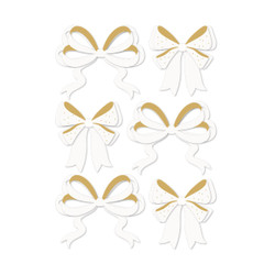 Spellbinders Rosie's Studio -asetaattitarrat Sleigh Bells Ring, Bows