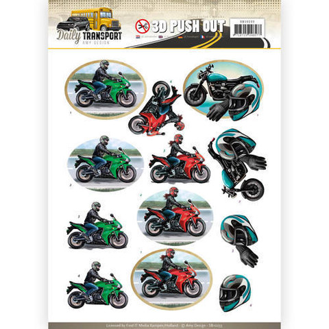 Amy Design Daily Transport 3D-kuvat Motor Cycling