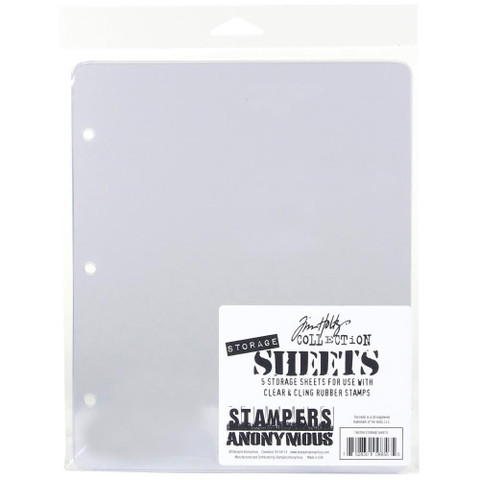 Tim Holtz Storage Sheets, 5 kpl
