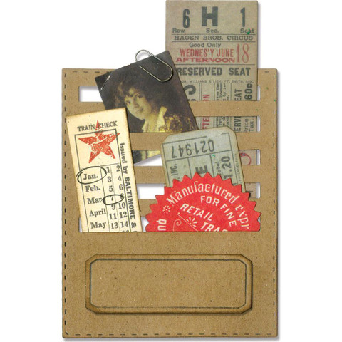 Sizzix Tim Holtz Thinlits Stitched Slots -stanssisetti