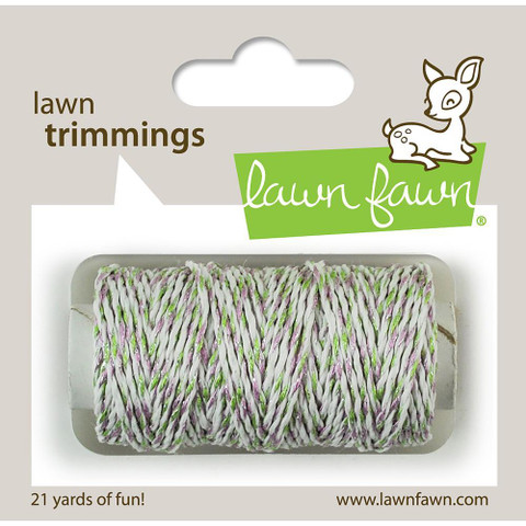 Lawn Trimmings Hemp Cord, hamppunaru, sävy Meadow