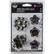 Finnabair Mechanicals Metalli koristeet, Flowers, 9 kpl