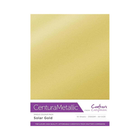 Centura Metallic helmiäiskartonki, sävy Solar Gold