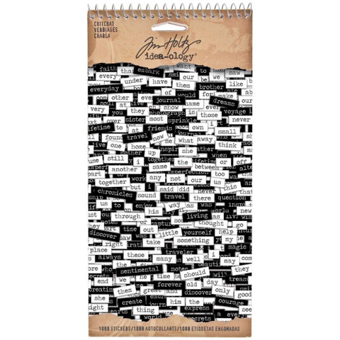 Tim Holtz Idea-ology Chit Chat -tarrakirja