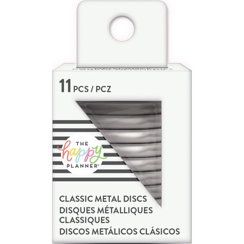 Mambi Happy Planner metallirenkaat, medium, sävy Silver