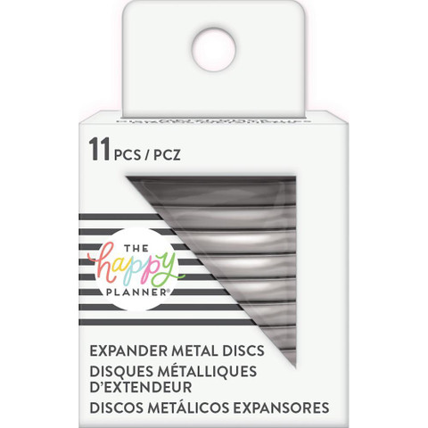 Mambi Happy Planner metallirenkaat, big, sävy Silver