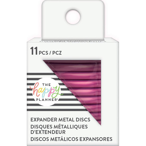 Mambi Happy Planner metallirenkaat, big, sävy Hot Pink