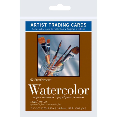 Strathmore Watercolor ATC -pohjat, 2.5