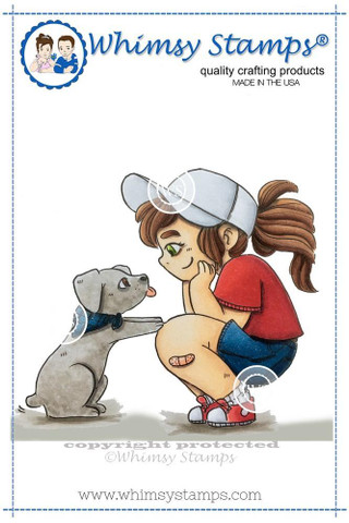 Whimsy Stamps Puppy Love -leimasin