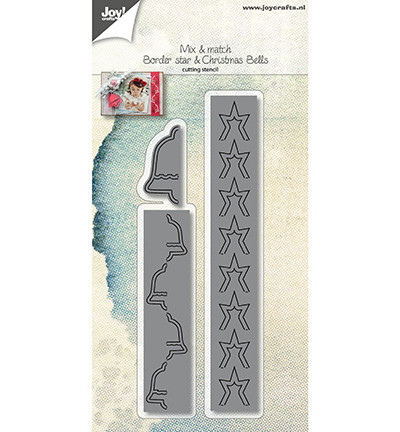  Joy! Crafts stanssisetti Mix & Match Border Star & Christmas Bells