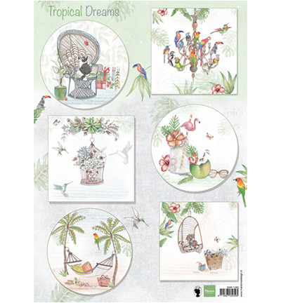 Marianne Design korttikuvat Els Tropical Dreams