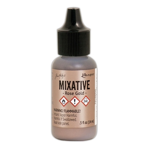 Tim Holtz Metallic Mixative alkoholimuste, sävy Rose Gold
