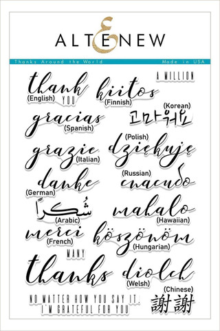 Altenew Thanks Around The World -leimasinsetti