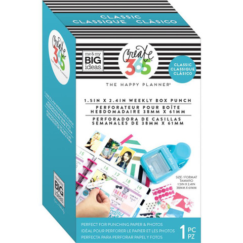 Mambi Happy Planner Classic Punch -rei'ittäjä, Weekly Box