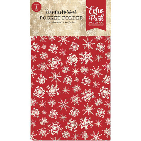 Echo Park Traveler's Notebook Pocket Folder Christmas 4.75