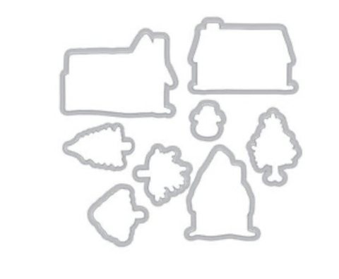 Hero Arts stanssi Home For The Holidays