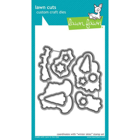Lawn Fawn Winter Skies -stanssisetti