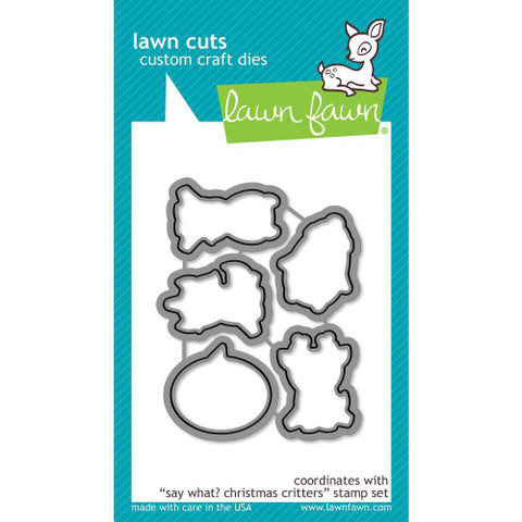 Lawn Fawn Say What? Christmas Critters -stanssisetti