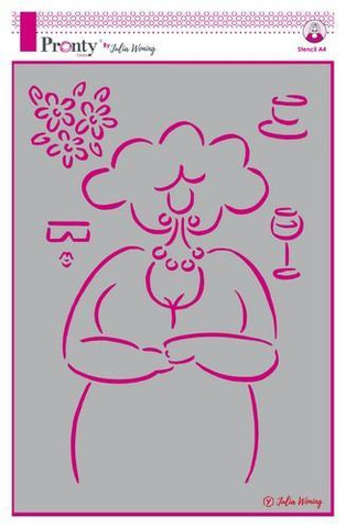 Pronty sapluuna Lovely Lady by Julia Woning