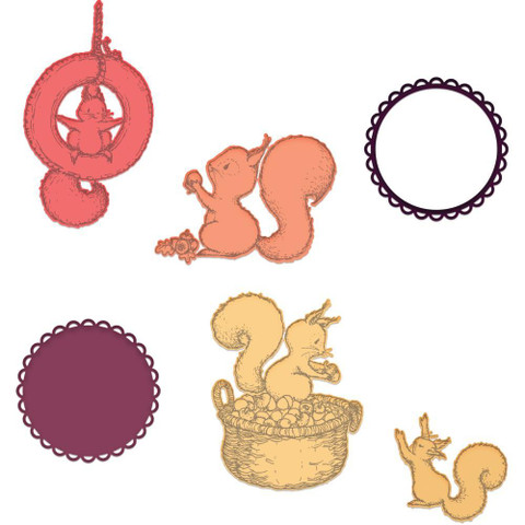 Heartfelt Creations Furry-Tailed Frolic -stanssisetti