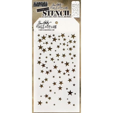 Tim Holtz Falling Stars -sapluuna