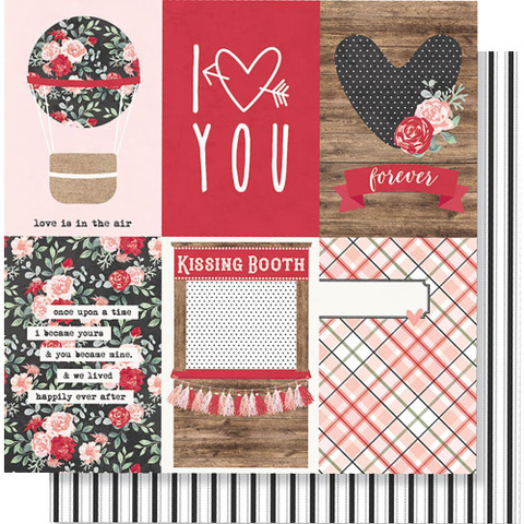 Simple Stories Kissing Booth skräppipaperi 4