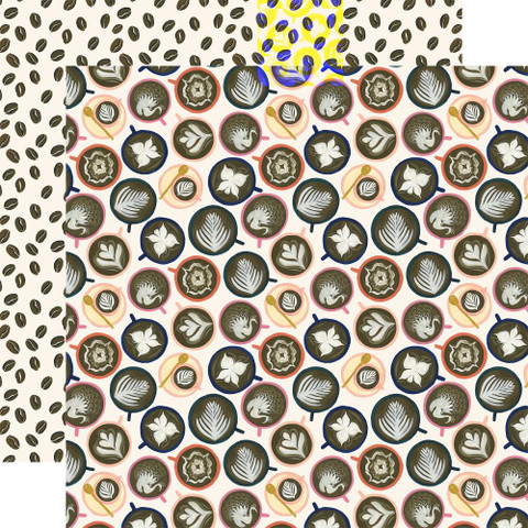 Echo Park Coffee skräppipaperi Cappuccino Cups