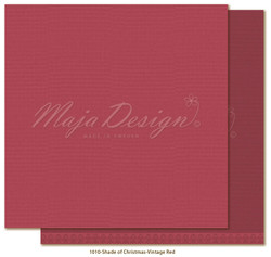  Maja Design Monochromes - Shades of Christmas skräppipaperi Vintage Red