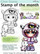 Polkadoodles Ivy Monster Costume Onesie -leimasin