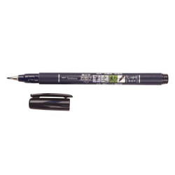 Tombow Fudenosuke Brush -kynä, soft, musta