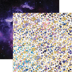 Paper House Stargazer skräppipaperi Galaxy, foiled
