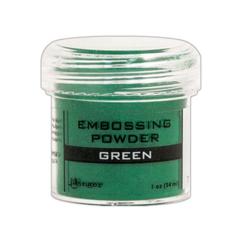 Ranger Embossing Powder -kohojauhe, sävy Green