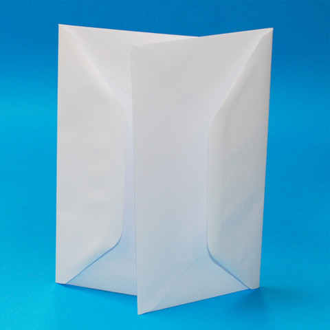 Valkoinen kirjekuori, 50 kpl, pitkä DL