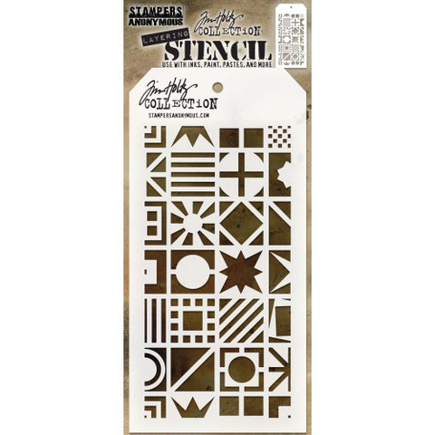 Tim Holtz Patchwork Cube -sapluuna