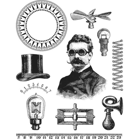 Stampers Anonymous, Tim Holtz leimasinsetti The Professor