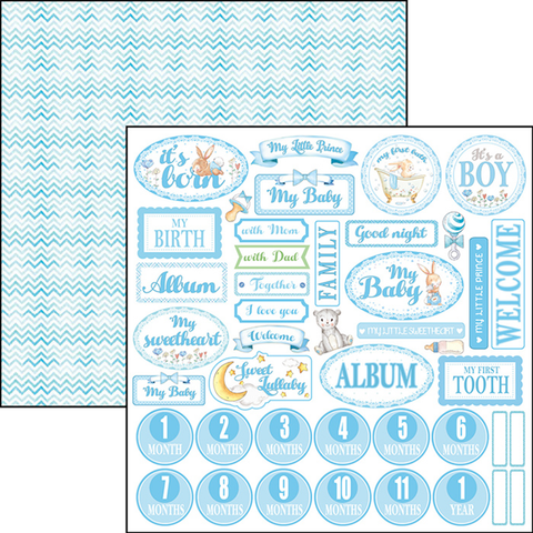 Ciao Bella  Ninna Nanna Boy -skräppipaperi English Heart