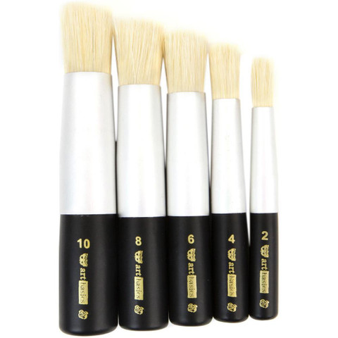 Finnabair Art Basics Dabbing Brushes, sivellinsetti, 5 kpl